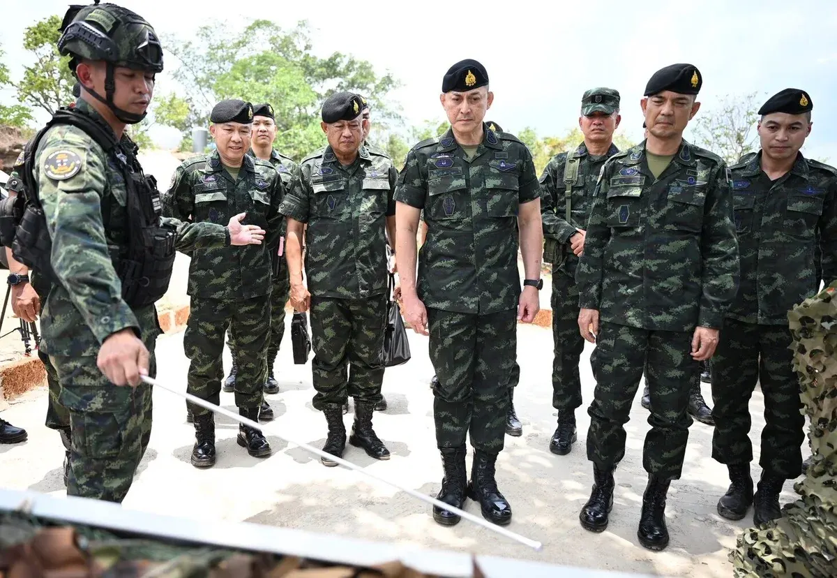 Army Tracks Progress of Royal Charitable Fund Project in Kantharalak District