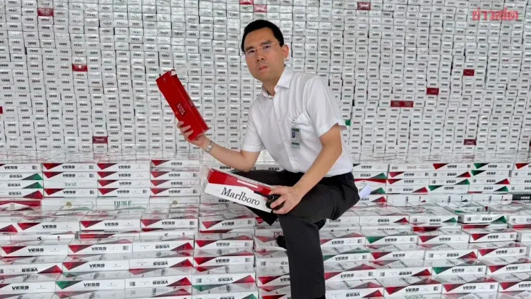 Customs Seizes 15,000 Counterfeit Cigarettes Worth 14.5 Million Baht