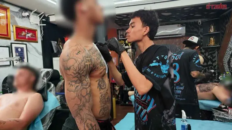 US Navy Shore Leave Boosts Pattaya Tattoo Business