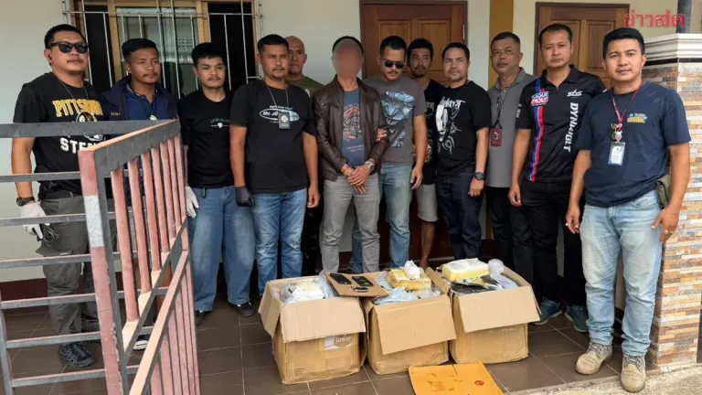 Police Arrest Man With 600,000 Meth Pills in Surat Thani