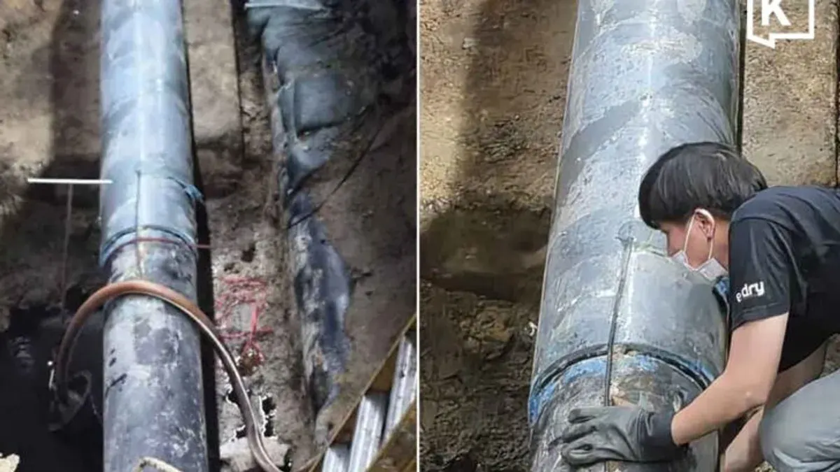 Oil Leak Found Under Bangkok's Rama 3 Road