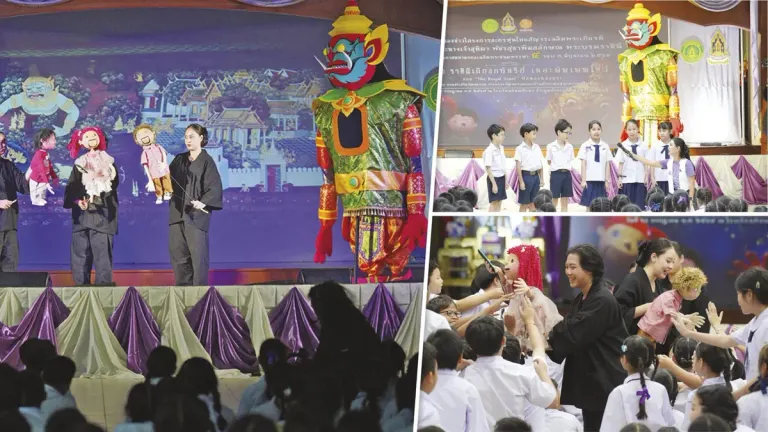 Thai Puppet Theater Tour Honors Queen's Birthday