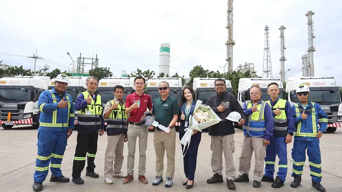 Bangkok Industrial Gas Expands Fleet With Scania Clean-Energy Trucks