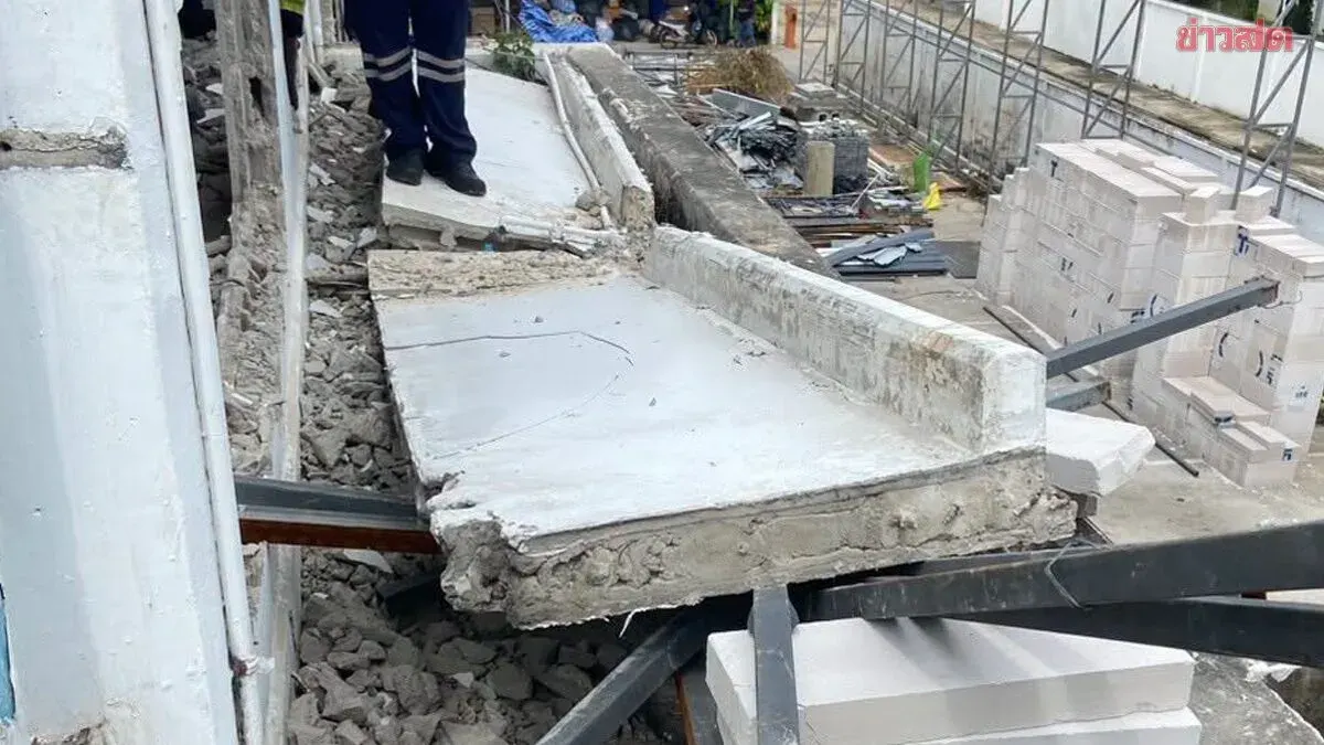Concrete Panel Kills Worker at Bangkok Construction Site