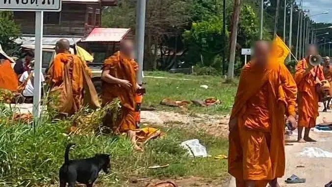 Pickup Truck Hits Monks on Pilgrimage, 8 Killed