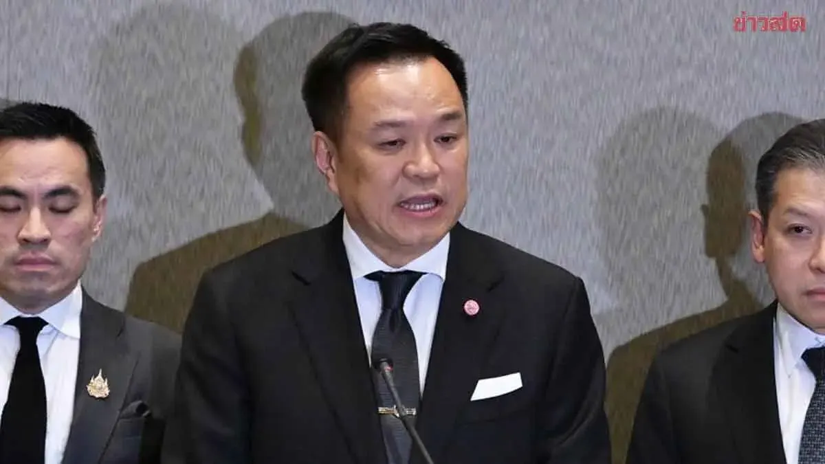 PM Anusit Affirms 400 Billion Baht Emergency Decree Announced, Takes Full Responsibility for Outcomes