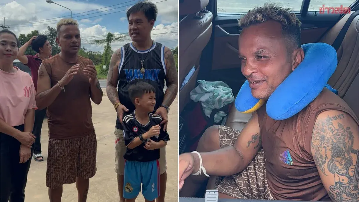 Former Boxing Champion Amnart Returns to Si Racha After Treatment