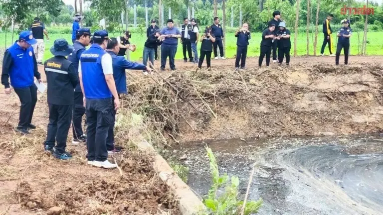 Mass Fish Kill in Prachuap Canal After Toxic Waste Spill