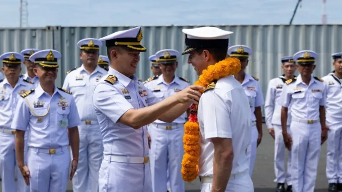 Australian Navy Frigate Visits Thailand for Joint Training