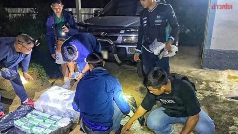 Police Seize 80kg Crystal Meth at Resort in Roi Et