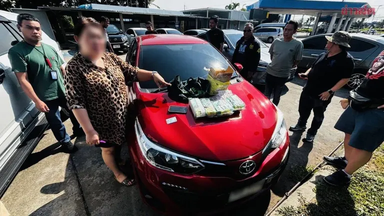 Police Arrest Woman With 2kg Methamphetamine in Pattaya Sting