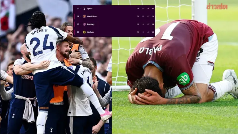Dramatic Escape: Spurs Survive Relegation with Win Over Everton – West Ham Goes Down to Championship