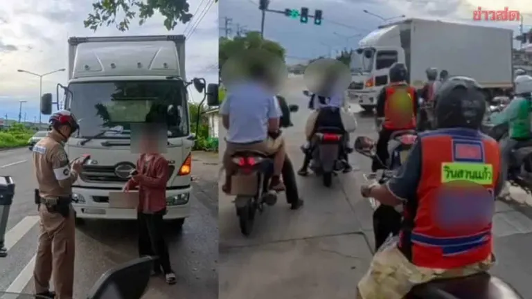 Truck Runs Red Light, Nearly Hits Students