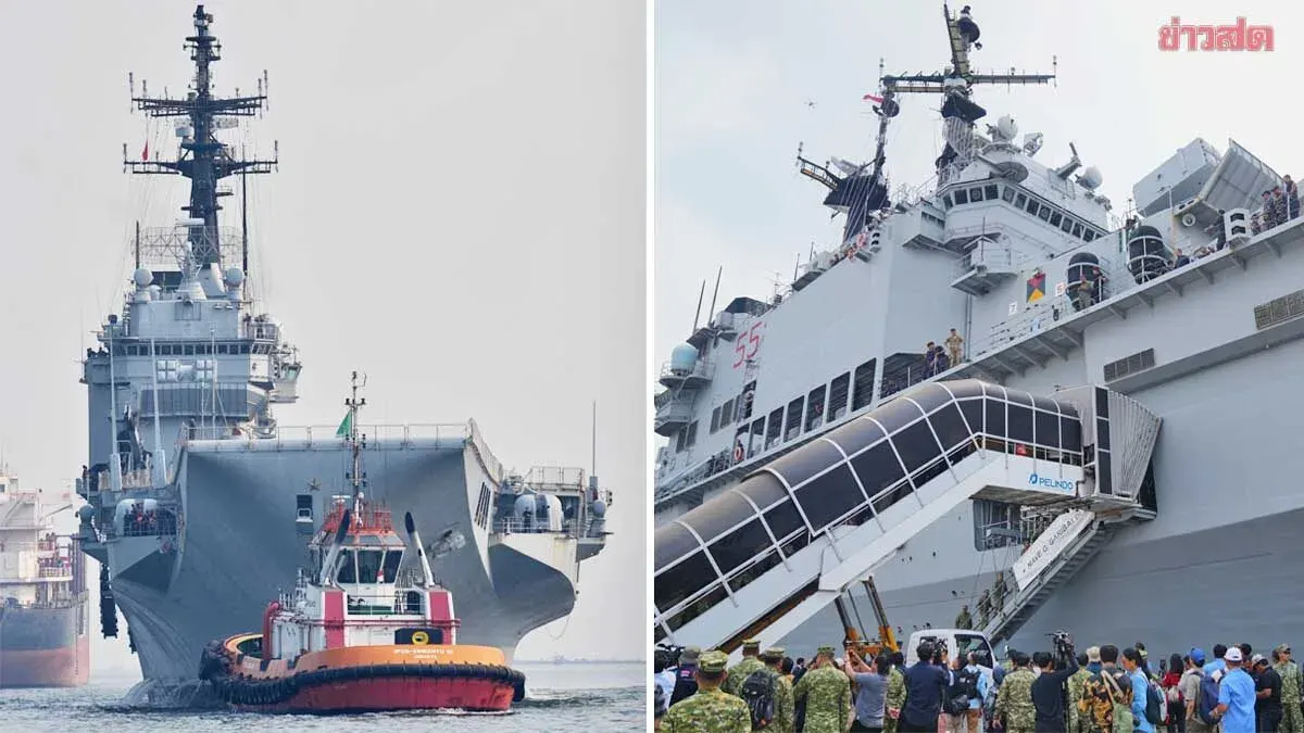 Indonesia Welcomes Former Italian Aircraft Carrier Giuseppe Garibaldi