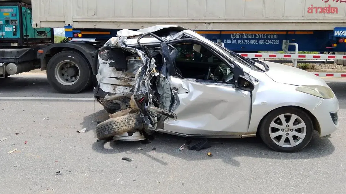 Tragic Accident: Mother Dies After Pickup Truck Crashes Into Parked Car, Son Injured