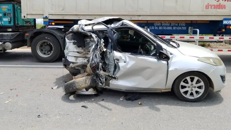 Tragic Accident: Mother Dies After Pickup Truck Crashes Into Parked Car, Son Injured