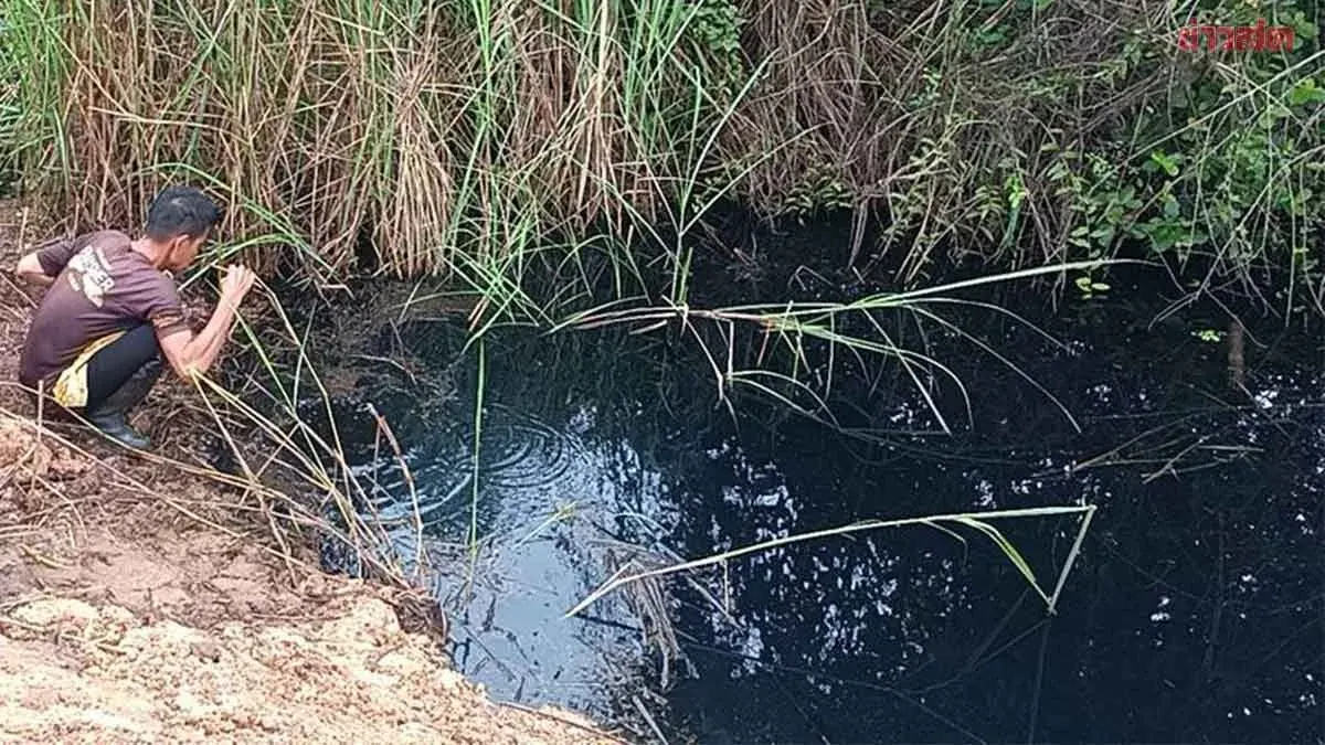 Dark Water Near Electronics Plant Pollutes Village Water Supply