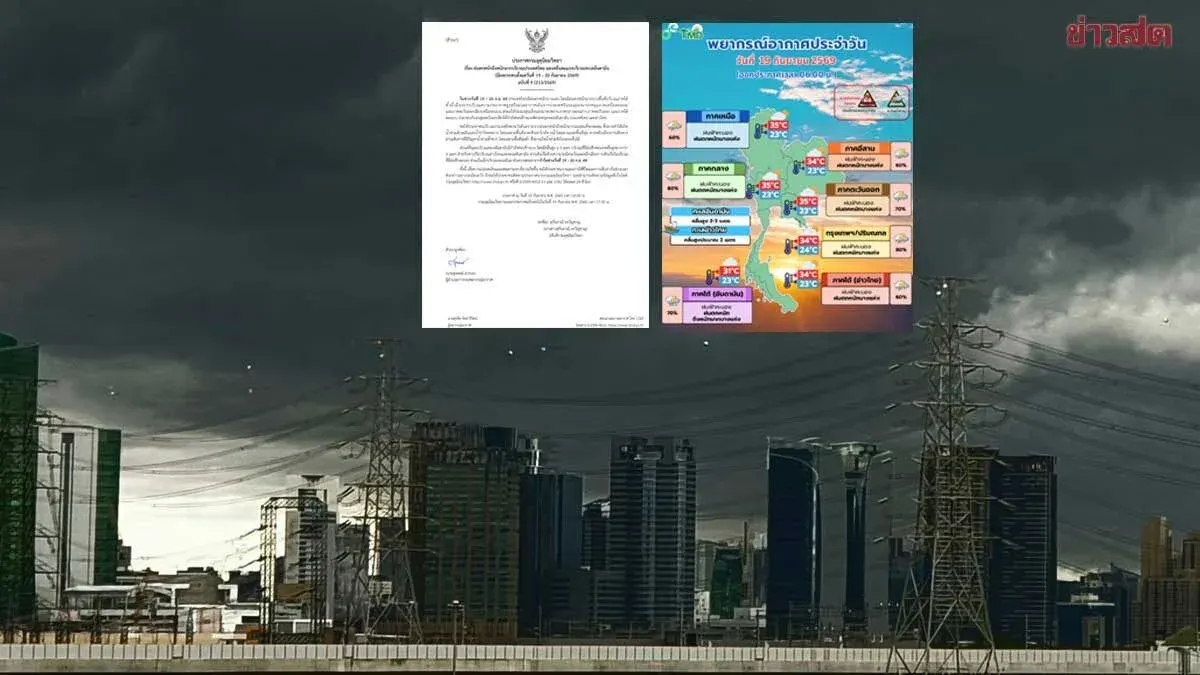 Meteorology Bureau Issues Alert 9: Severe Rain Across 14 Central Provinces
