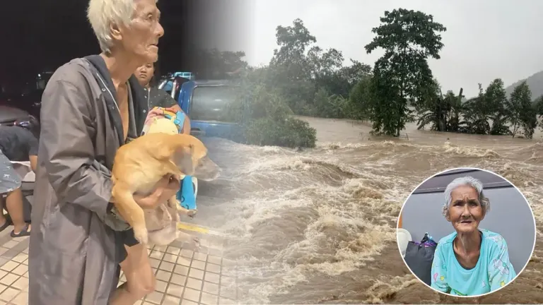 Villagers Flee Flood with Children, Pets to University Shelter