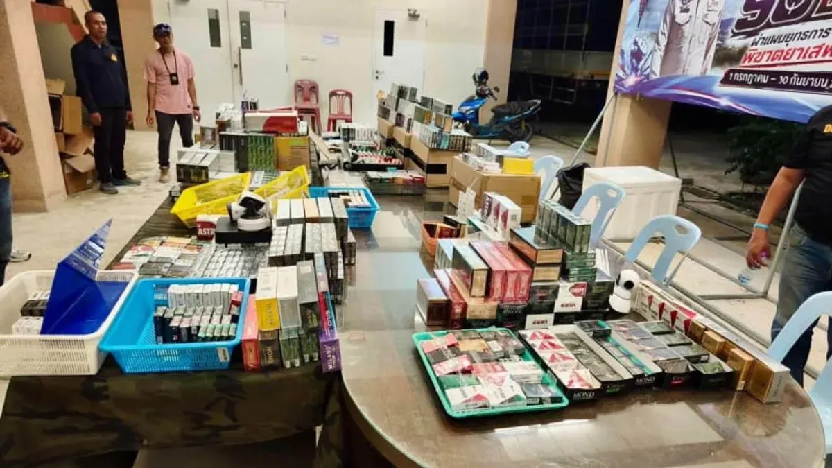Over 3,000 Illegal Cigarette Packs Seized in Phuket Raids