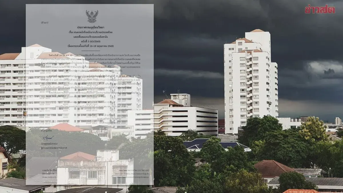 Meteorological Department Issues Alert #3: Heavy to Very Heavy Rainfall Warning, Flash Floods and Flash Flooding Expected May 14-18