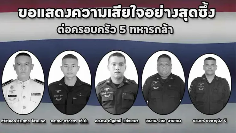 Five Soldiers Killed in Militant Attack on Narathiwat Checkpoint