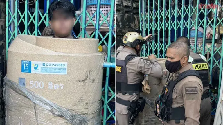 Drunk Man Rescued From Water Tank After Climbing Inside