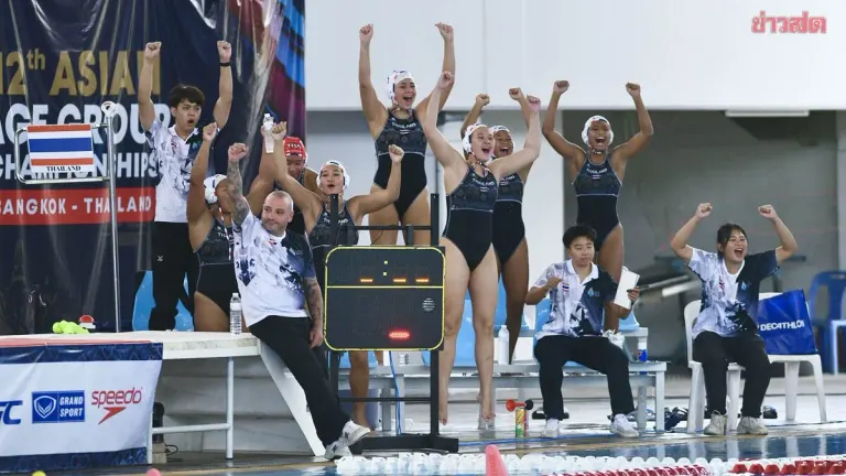 Thai Women's Water Polo Beats Japan for Silver Medal