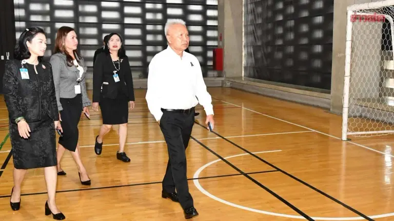 Sophon Pushes Forward with Indoor Sports Facility Development at Parliament to Boost Worker Energy and Reduce Stress