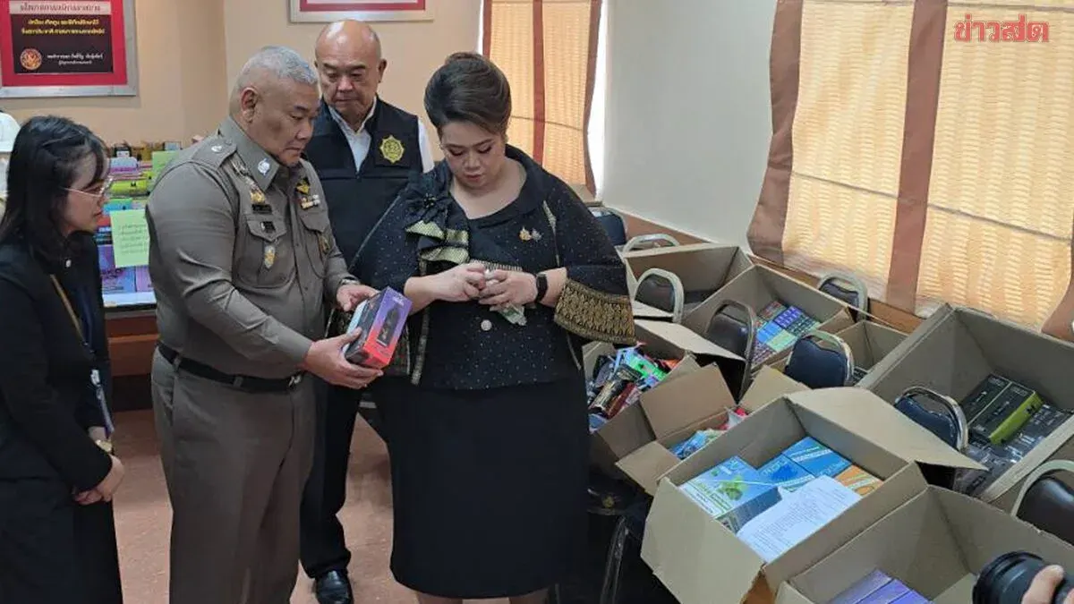 Police Raid Nets 20,000 Vaping Devices, Two Arrests in Bangkok