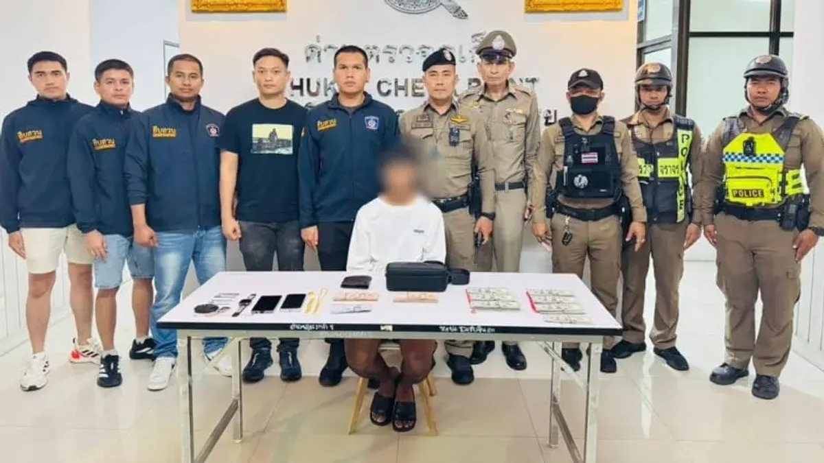 Phuket Food Delivery Rider Arrested for Chalong Burglaries