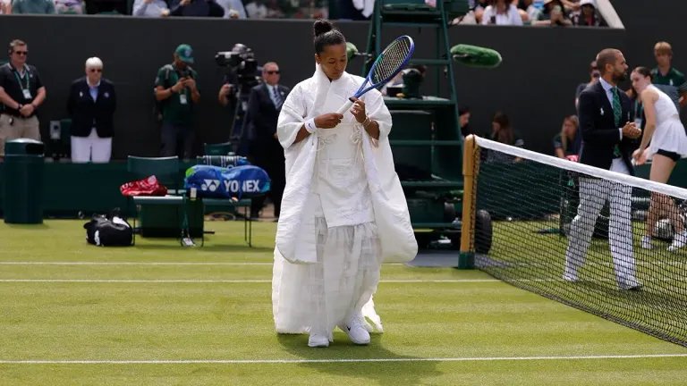Naomi Osaka Wears Kimono At Wimbledon
