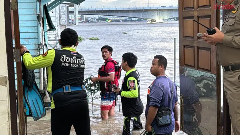 Three Children Drown in Chao Phraya River During Swim