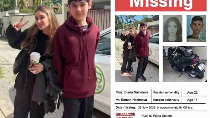 Search Intensifies for Missing Russian Siblings in Chonburi