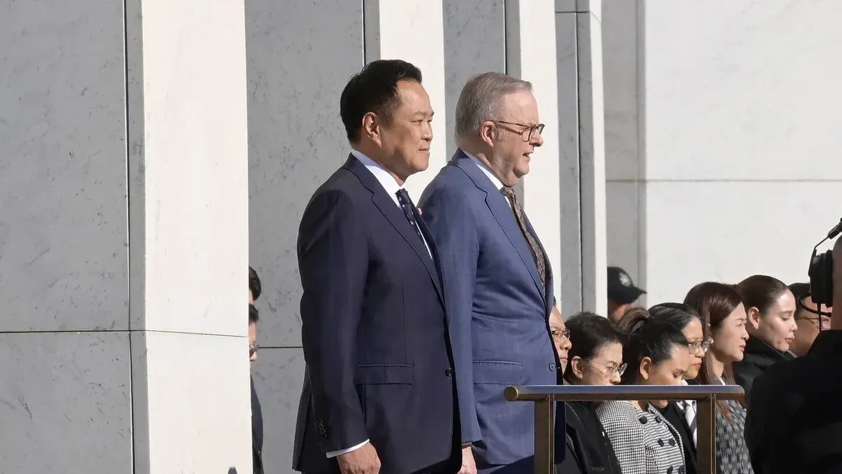 Thai PM Anutin Meets Australian Leader Anthony Albanese
