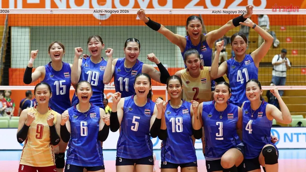 Thailand Women's Volleyball Faces Taiwan in Asian Games Finale