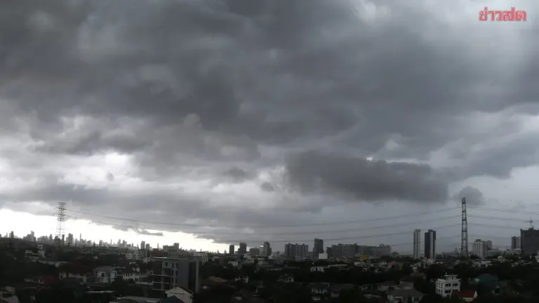 Meteorological Department: 31 Provinces to Face Heavy Rain Tomorrow; Bangkok Braces for Afternoon to Evening Showers
