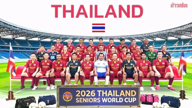 Thailand Opens World Masters Football Championship Against Defending Champion England