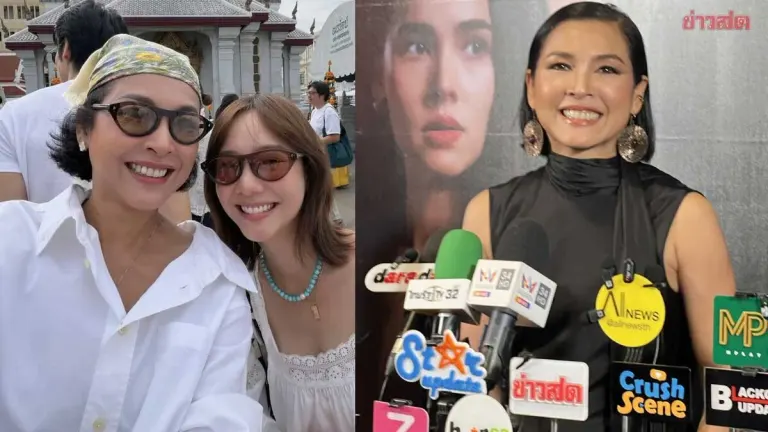Actress Nooy Busakorn Shares Menopause Tips, Defends Friend Toey