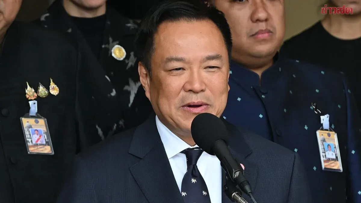 PM Anutin Signals No Cabinet Reshuffle Yet