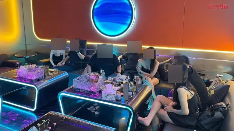 Police Raid Four Rayong KTVs, Uncover Two Prostitution Rings