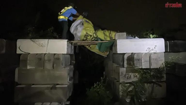 Officials Clear Illegal Hideout at Rural Highway Barrier Site