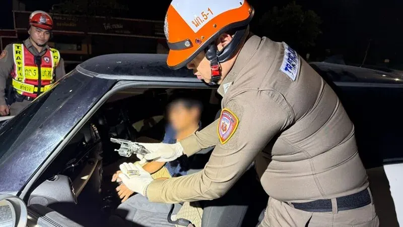 Evading Police Checkpoint, Young Man Turns Into Alley But Can't Escape—Arrested With Gun and Under the Influence