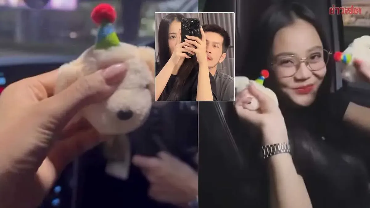 Sweet Moments: Lamyai Hai Thongkham Shares Adorable Clips as Kaptain Chang Asks for Love Permission