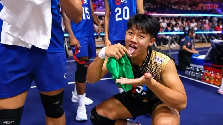 Thai Volleyball Libero Clarifies Noodle Gesture Was Not Mocking