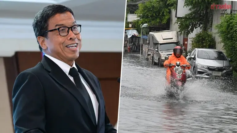 Chadchart Orders All Agencies to Prepare for Rainbomb if Heavy Downpours Last 3 Hours