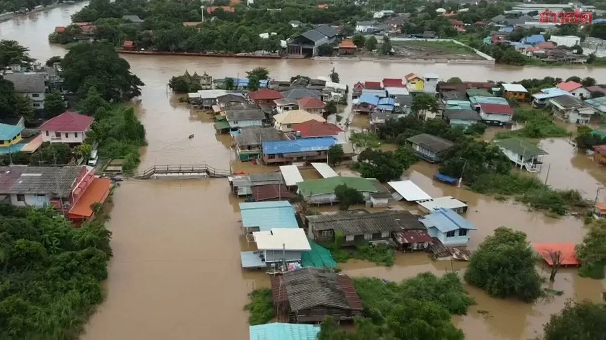 Severe Flooding Hits Seven Districts in Ayutthaya