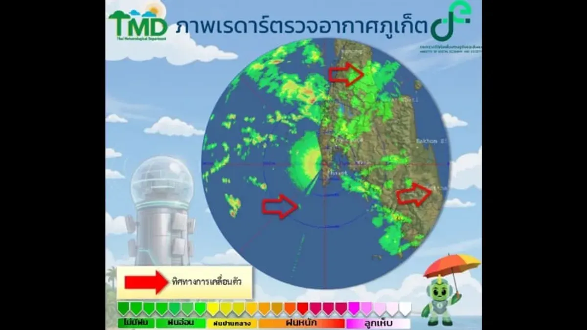 Heavy Rain, Rough Seas Threaten Phuket Through Sunday