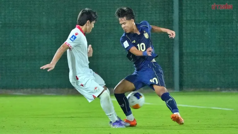 Thailand Reduced to 10 Players Before Losing to Tajikistan in Opening U-17 Asian Championship Match