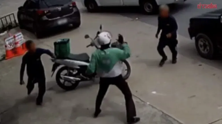Pickup Driver Kicks Over Rider's Bike After Misunderstanding Song Singing